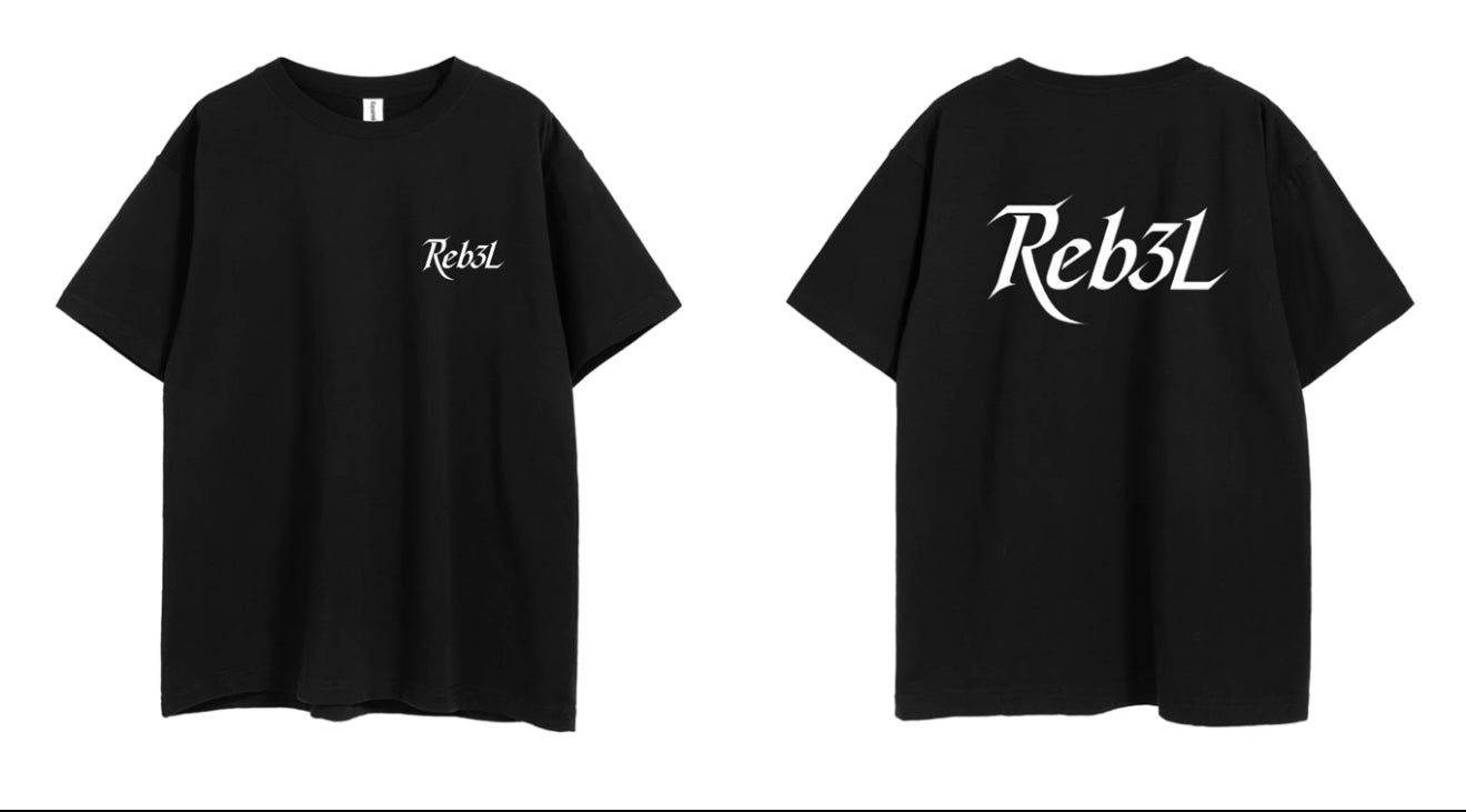 Reb3l T shirt  black